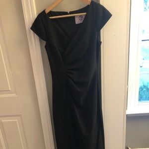 Long black evening dress